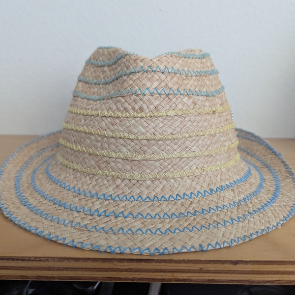 Flora Bella Accessories - Flora Bella Raffia Fedora Hat